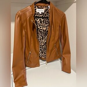Calvin Klein Faux Leather Jacket
